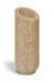 Lochlan travertine vase by Meridian Furniture, decorative ceramic vase with textured beige finish, perfect for modern home decor.