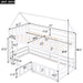 Giga Twin Over Twin House Bunk Bed with safety fence and door, featuring a cozy house design for kids' bedroom.