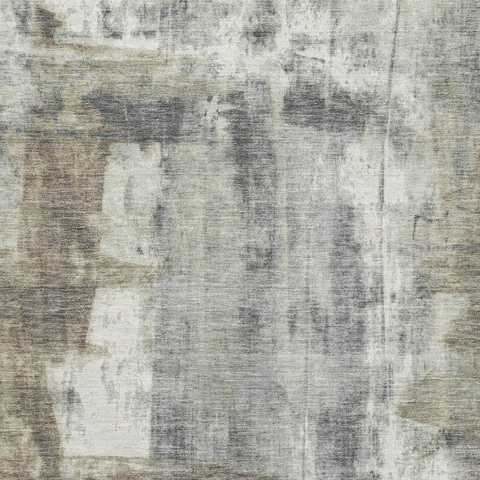 10' X 14' Abstract Washable Area Rug With UV Protection (719274) - Beige / Gray / Ivory