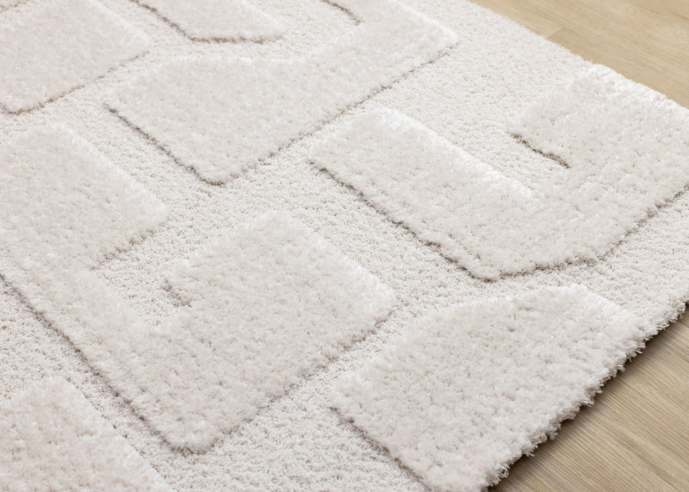 8' X 11' Geometric Area Rug (661268) - Cream / Ivory