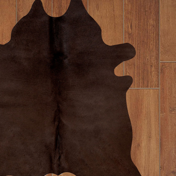 72" x 84" Cowhide Rug - Chocolate