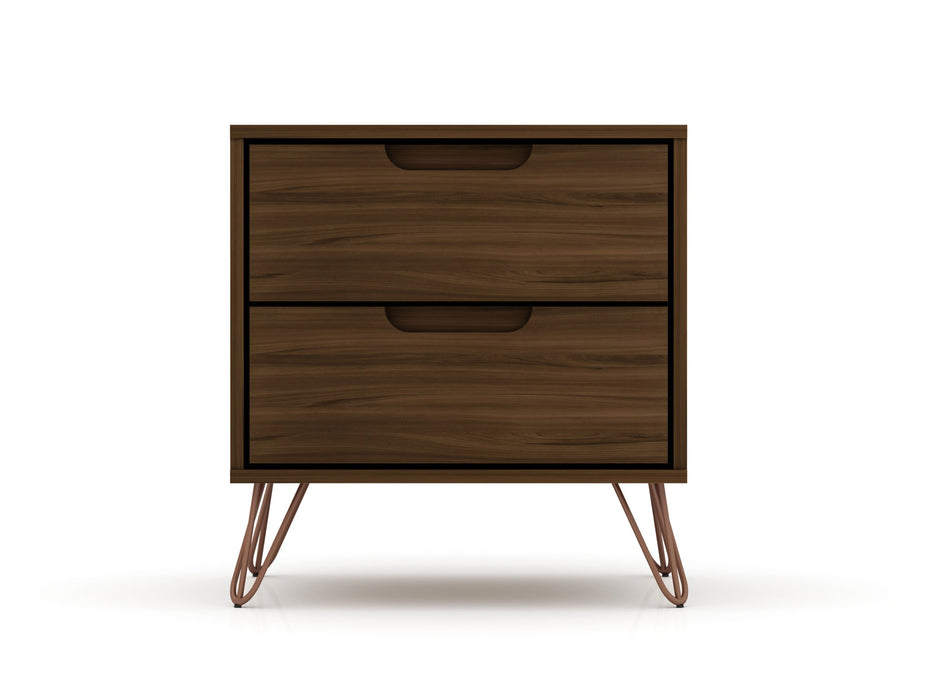 Manhattan Rockefeller - 2-Drawer Nightstand