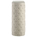 Sonya ivory 5-drawer upholstered bedroom chest of drawers from CoasterEveryday, showing smooth fabric upholstery and multiple drawers.