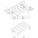 CoasterEveryday Stanford black upholstered tufted convertible sofa bed with a modern design