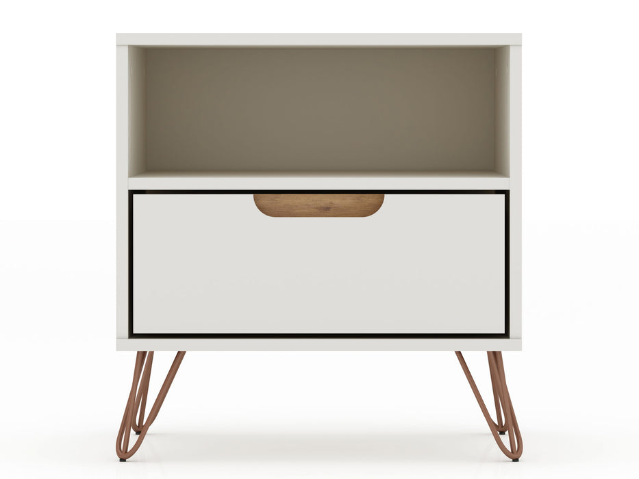 Manhattan Rockefeller - Wooden Nightstand