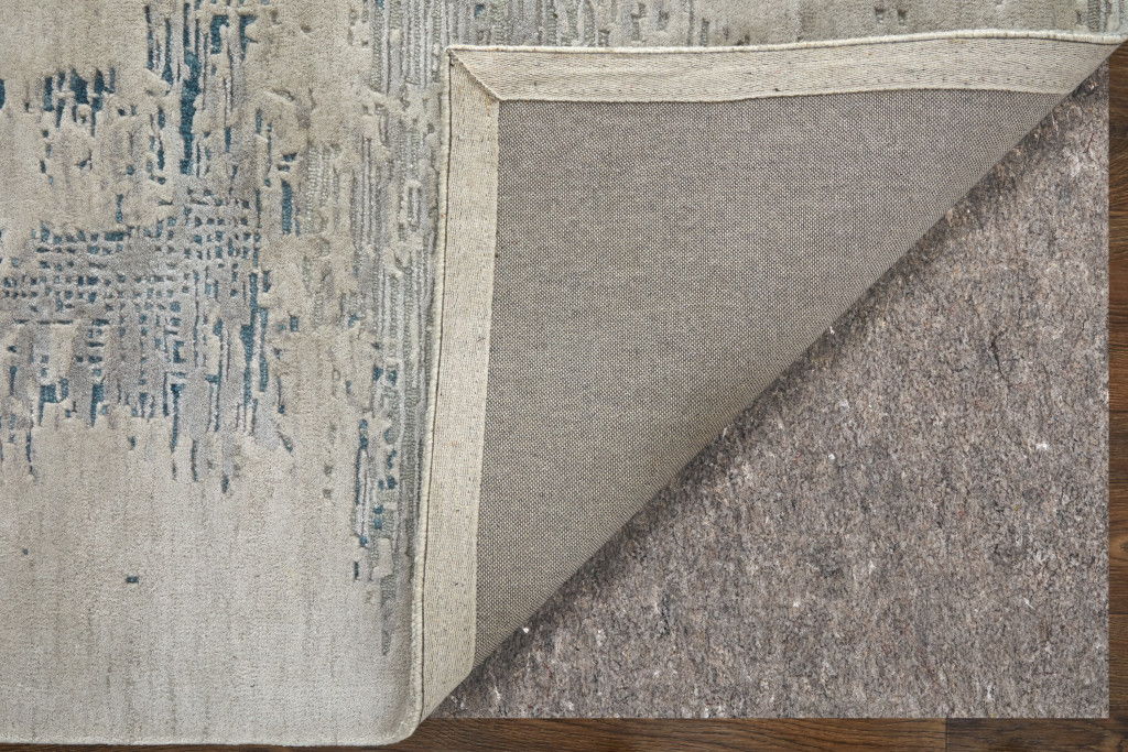 12' X 15' Abstract Hand Tufted Area Rug - Gray