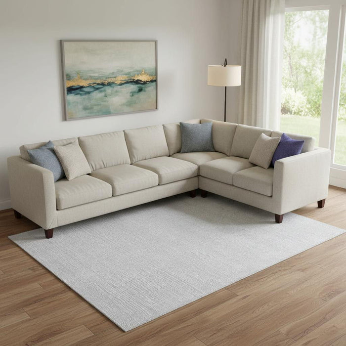 8' X 10' Hand Woven Area Rug (721557) - Silver