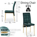 Modern Giga Nordic dining chair set with high back and colorful legs, featuring sleek design and comfortable seating.
