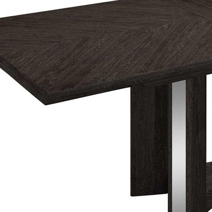98" Solid Wood Dining Table - Gray
