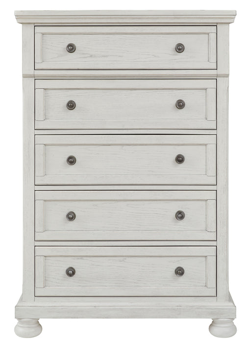 Robbinsdale - Five Drawer Chest - Antique White