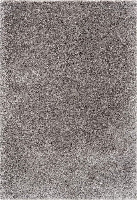 8' x 11' Modern Solid Shag Area Rug - Gray