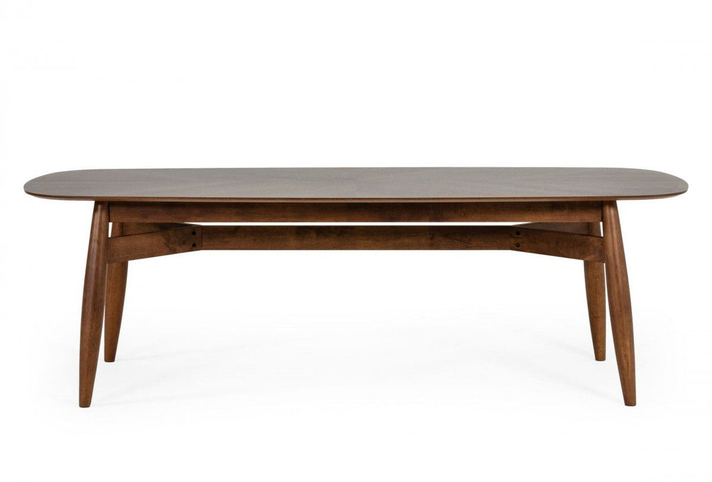 95" Solid Wood Dining Table - Brown