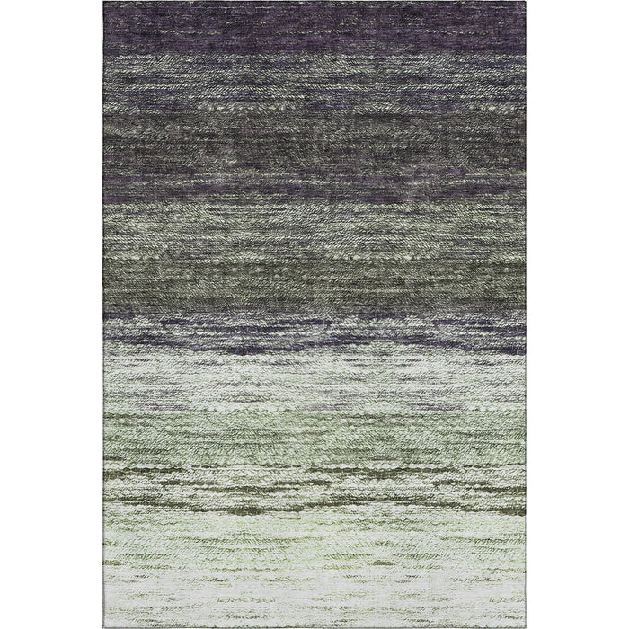 8' X 10' Ombre Washable Area Rug With UV Protection - Green