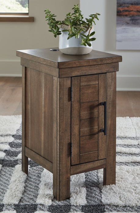 Moriville - Grayish Brown - Chair Side End Table
