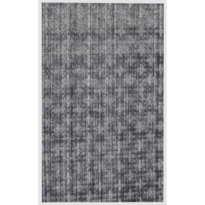 8' x 10' Medallion Hand Loomed Area Rug - Dark Gray And Silver