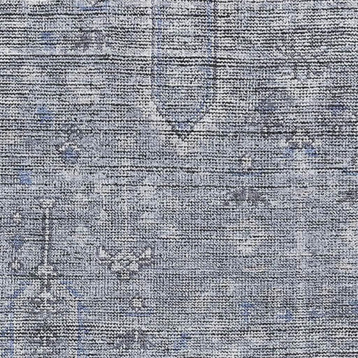 10' X 14' Southwestern Washable Area Rug With UV Protection - Blue And Gray