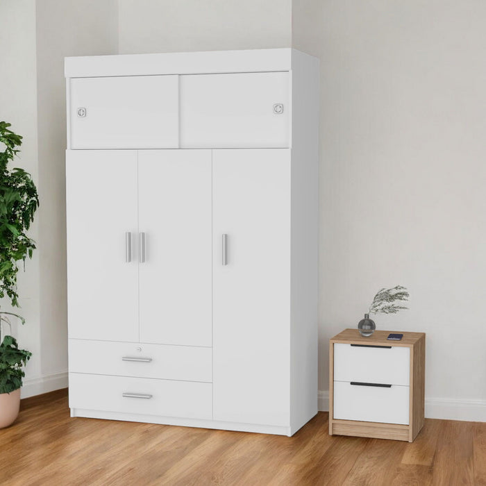 Two Drawer Dresser - White