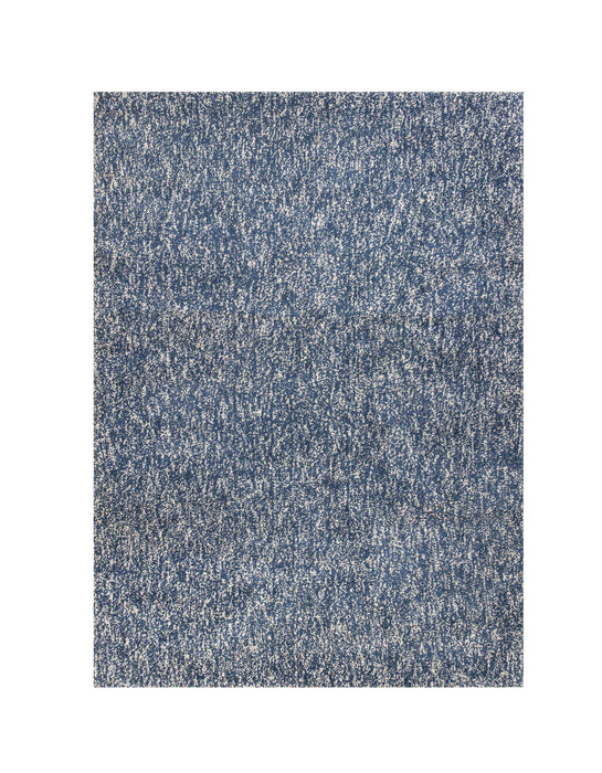 8' x 11' Heather Shag Area Rug - Indigo And Ivory