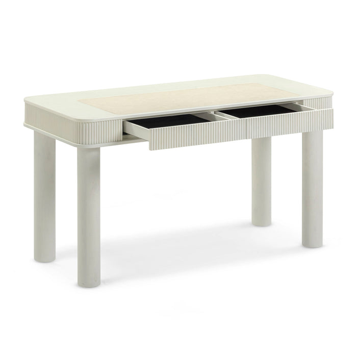 Sarah - Executive Work Desk - Cream