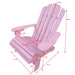Giga children's outdoor or indoor Adirondack arm chair in vibrant colors, suitable for kids' playrooms or patios.