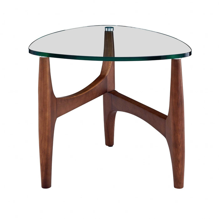 Tempered Glass End Table - Clear