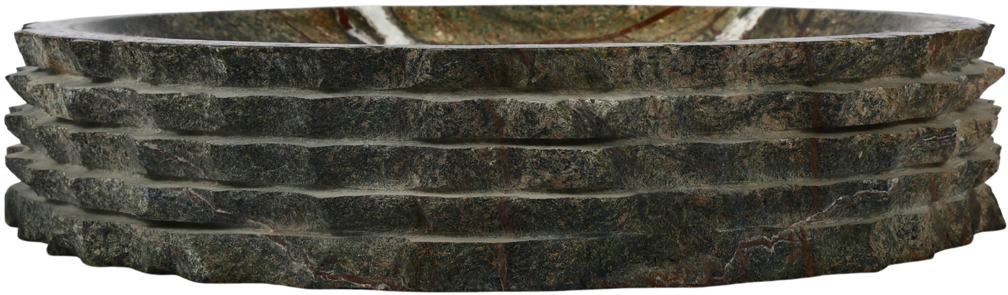 Marble bowl from Meridian Furniture's Caesar collection, showcasing a smooth, genuine marble surface and elegant design.