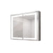 Giga medicine cabinet with LED vanity mirror, anti-fog, waterproof, dimmable touch switch, modern bathroom storage unit
