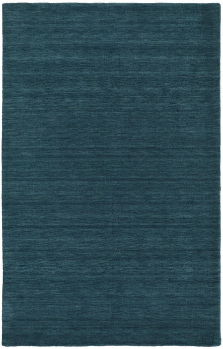 10' x 13' Wool Hand Woven Area Rug - Blue Green