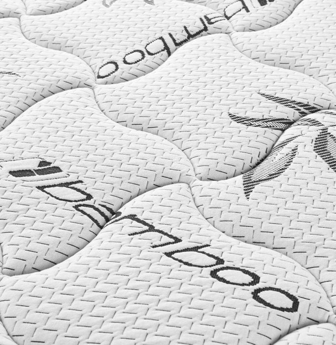 Kenyon - Twin Bamboo Cover Firm Foam Mattress - White