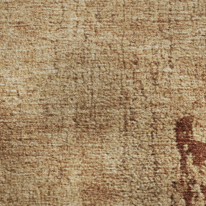 10' X 14' Abstract Washable Area Rug With UV Protection (707863) - Tan / Beige