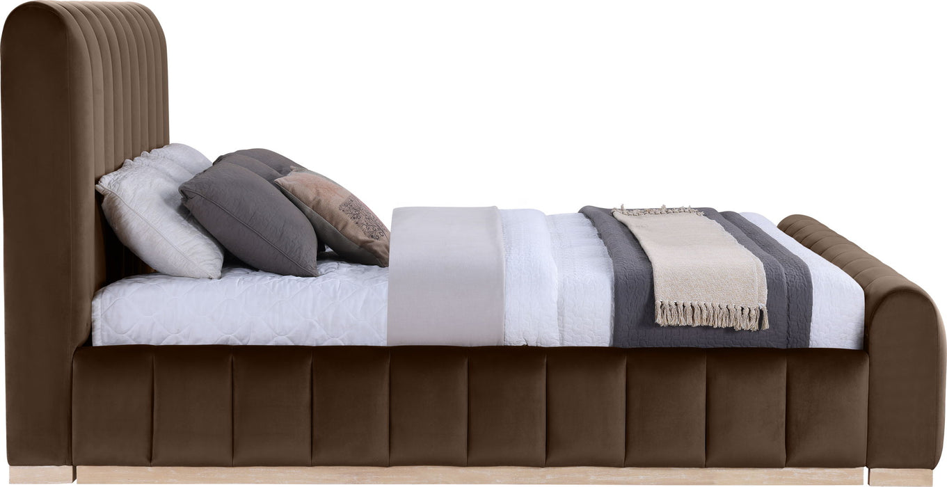 Amara - Velvet Bed