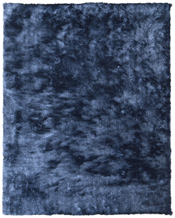 7.5' x 9.5' Shag Hand Tufted Area Rug - Blue