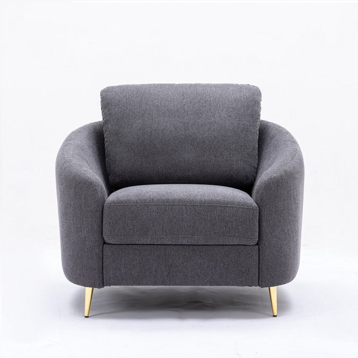 Yuina - Chair - Gray Linen