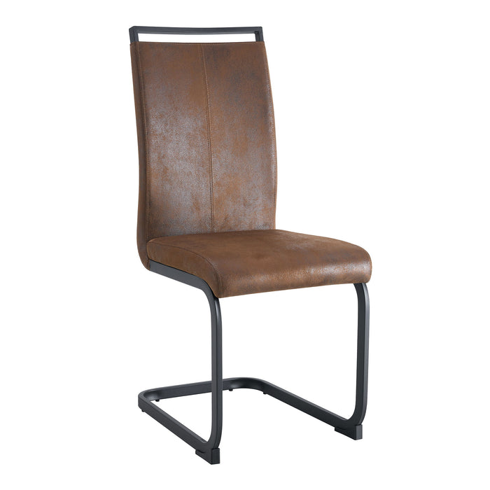 Giga dining chair set with ergonomic backrests, featuring modern design and comfortable seating for kitchen or dining room.