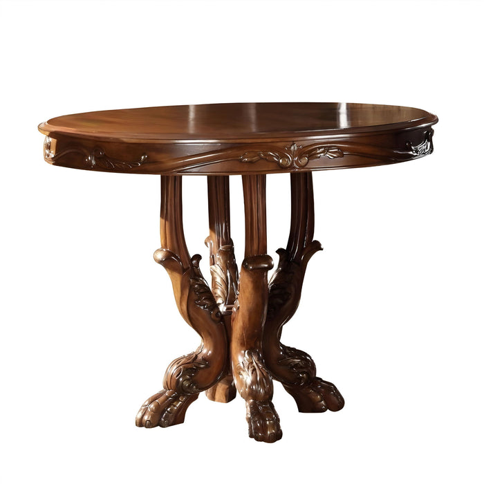 48" Solid Wood Dining Table - Brown