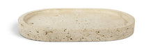 Meridian Furniture Ophelia travertine tray with elegant rectangular design and natural stone finish for stylish home decor.