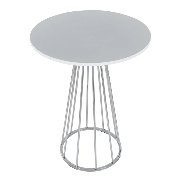 Canary - Counter Table - Chrome Metal