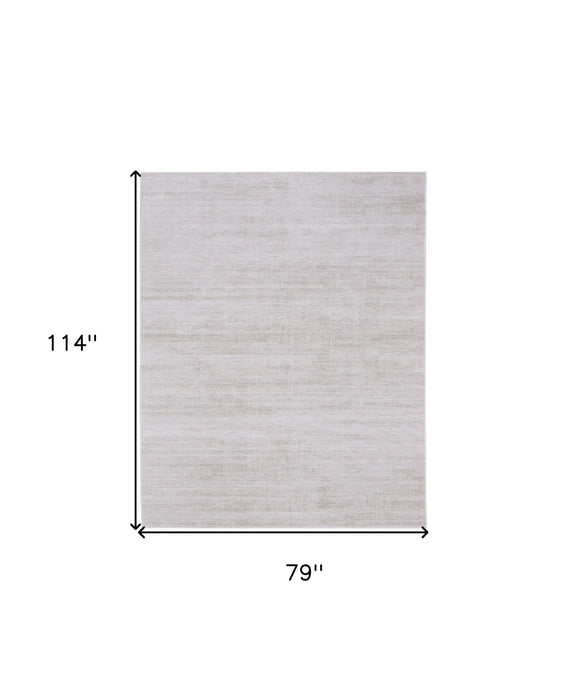 7' x 10' Power Loom Area Rug - Ivory
