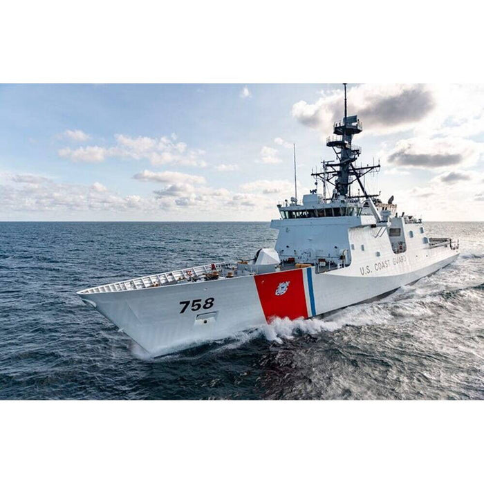 Hand Painted Model Boat (624369) - White