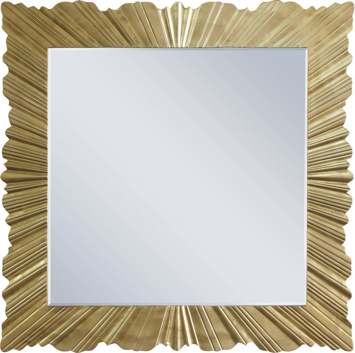 Golda - Leaf Mirror - Gold
