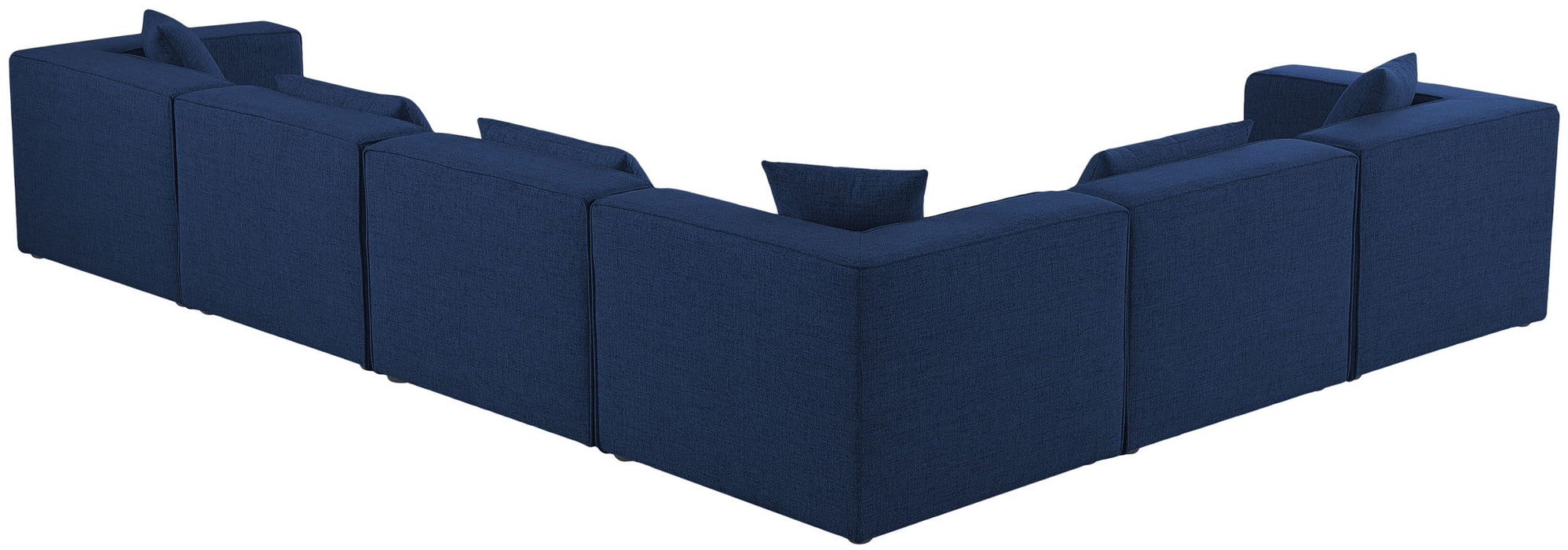 Cube - Linen 6 Piece Modular Corner Sectional