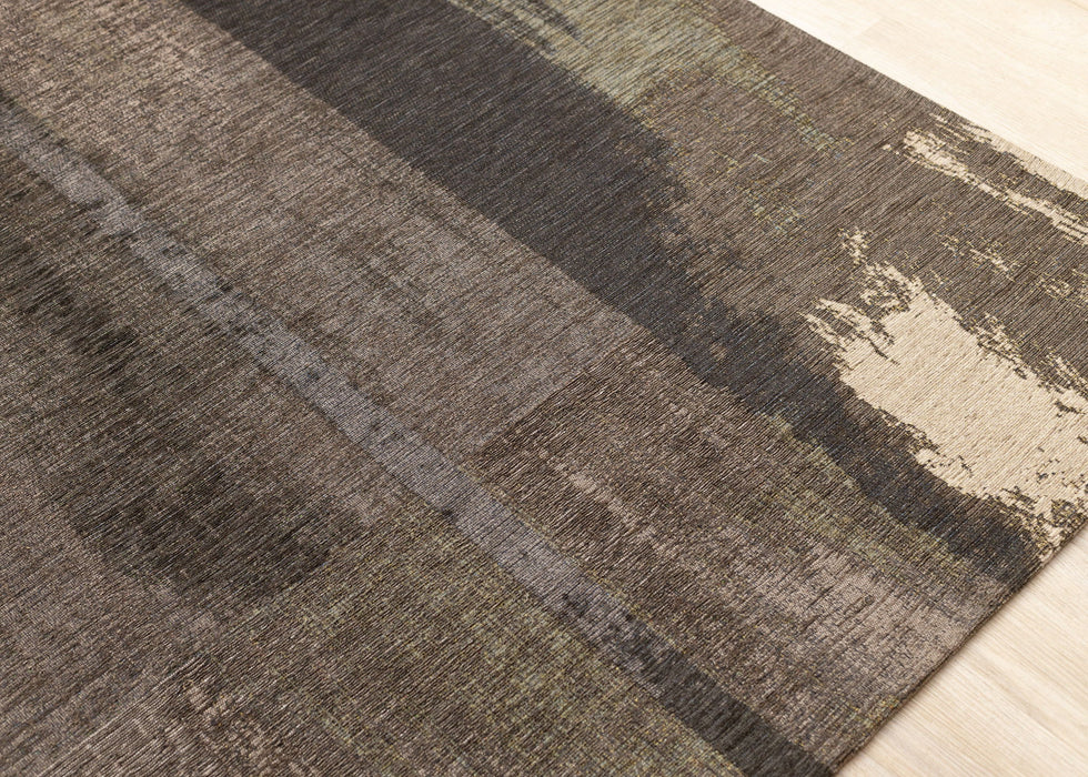 8' X 11' Abstract Area Rug (660087) - Brown / Black
