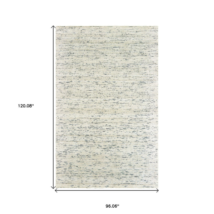 8' X 10' Modern Hand Tufted Area Rug - Ivory