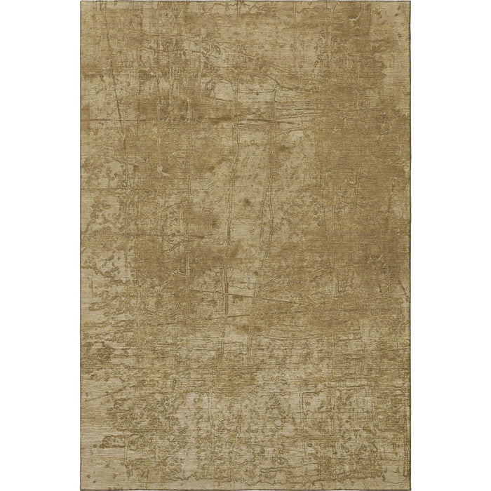 10' X 14' Abstract Washable Area Rug With UV Protection (649012) - Beige / Ivory