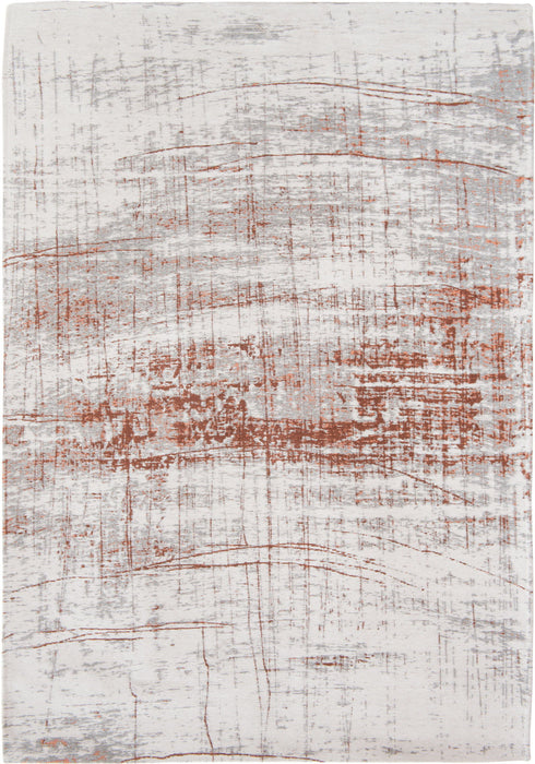 6' x 9' Abstract Non Skid Area Rug - Gray And Yellow
