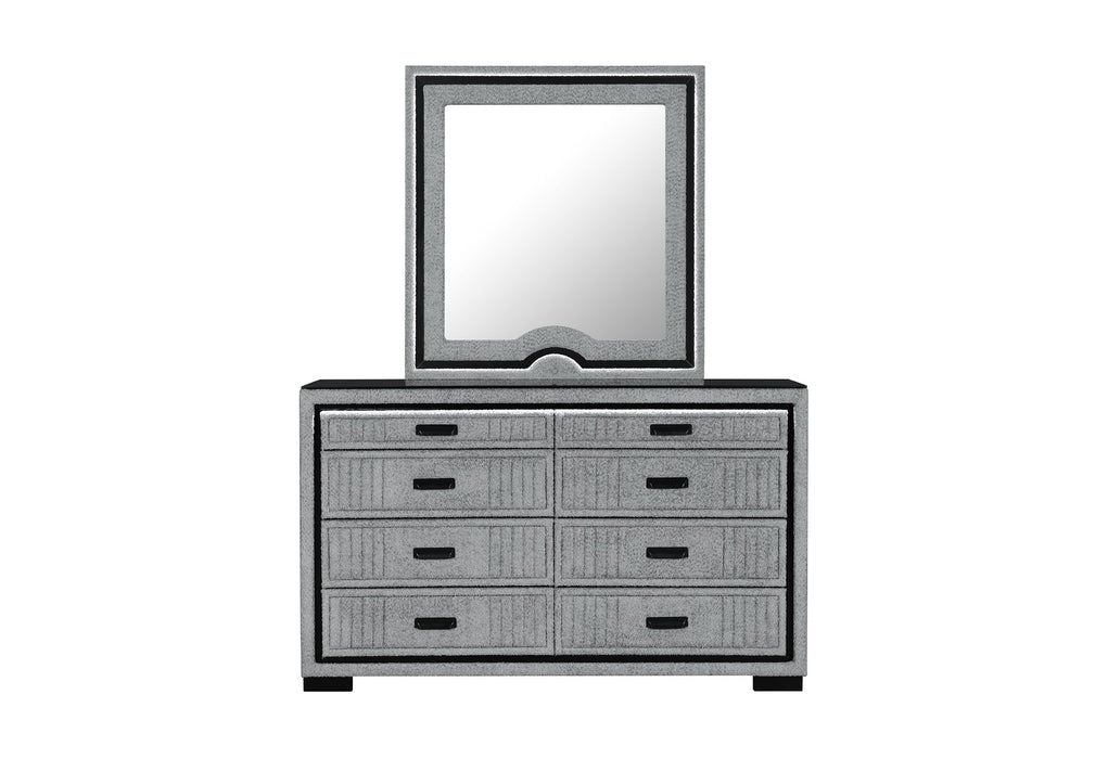 Isabella - Dresser With LED - Gray