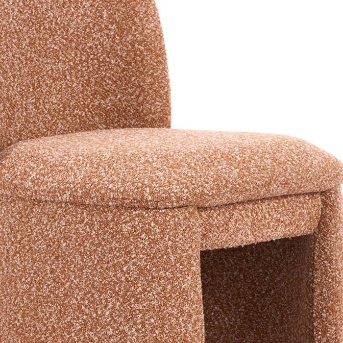 Fabric Dining Side Chairs (Set of 2) - Brown