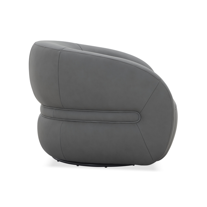 J & M Furniture Orbit Swivel Chair in Charcoal
