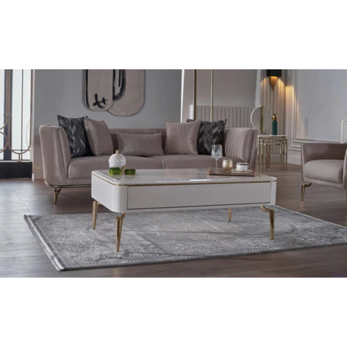 Bellona Plaza Coffee Table - Ivory