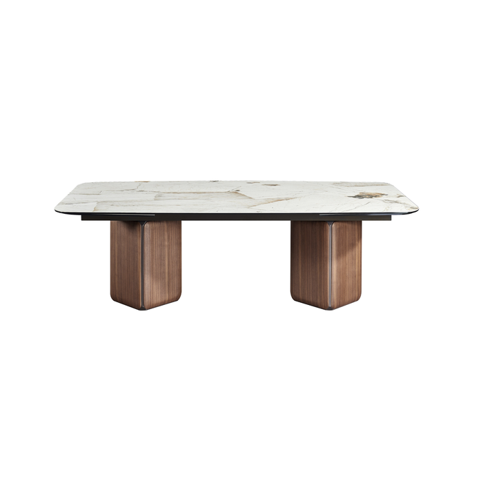 J & M Furniture RH Breccia Extension Dining Table